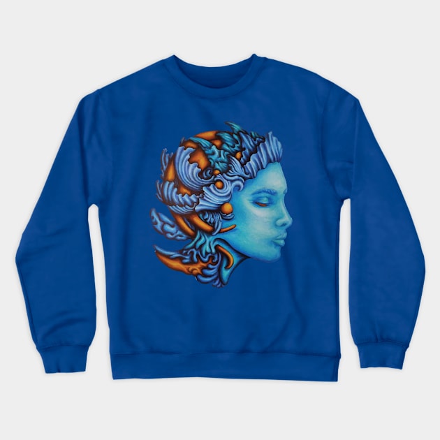 The Snow Queen Crewneck Sweatshirt by Hedgeh0g